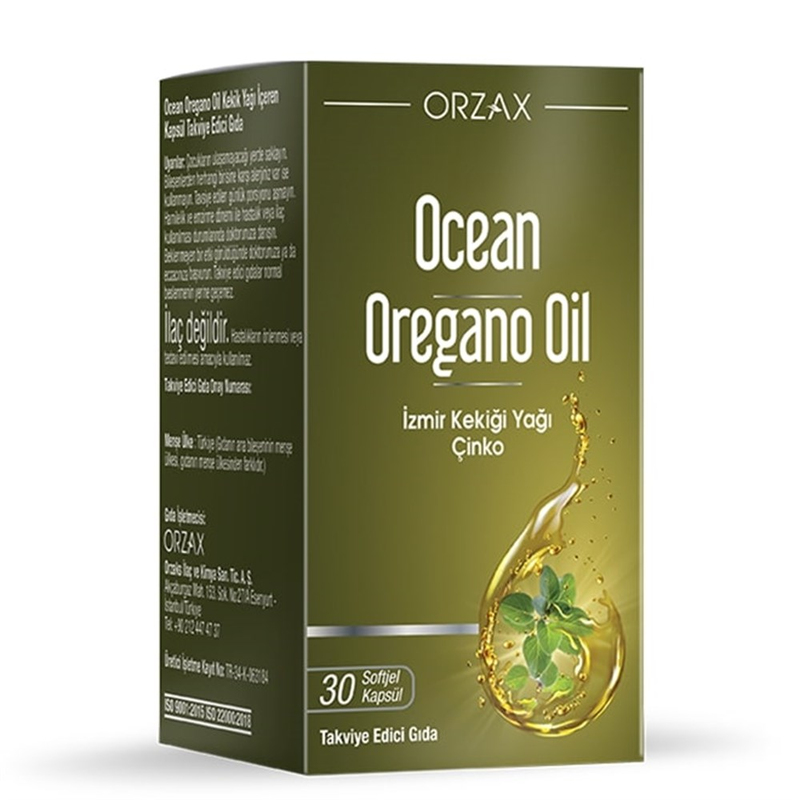 Orzax Ocean Oregano Oil 30 Kapsül