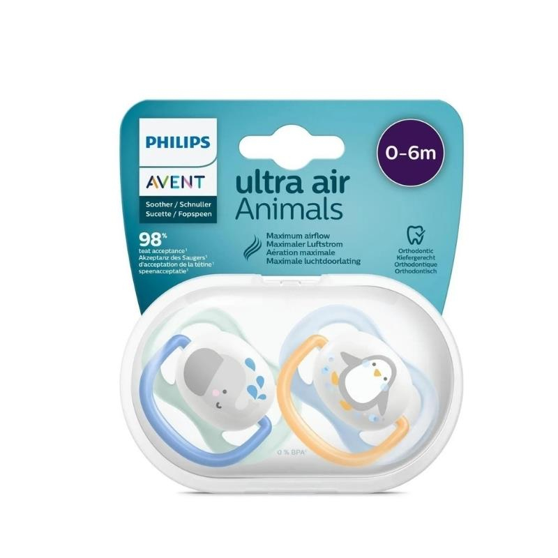 Philips Avent Ultra Air Animal 2li Emzik 0-6 Erkek