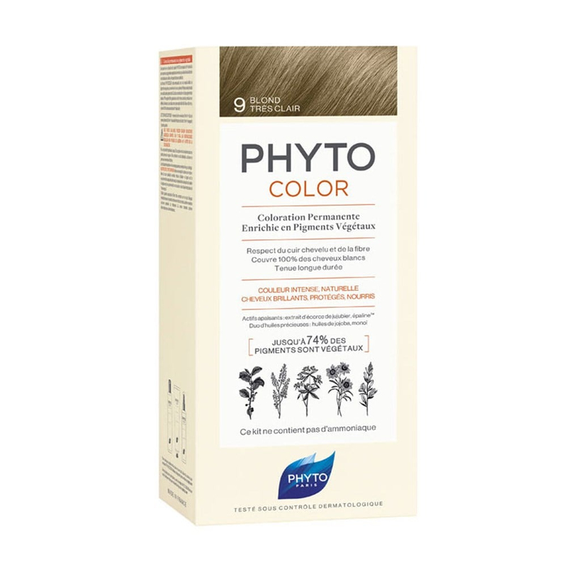 Phyto Phytocolor  9 - Açık Sarı -Bitkisel Saç Boyası