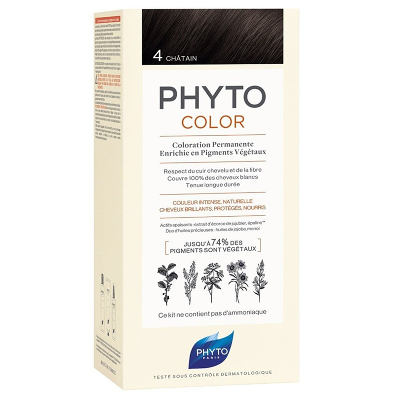 Phyto Phytocolor 4 Kestane -Bitkisel Saç Boyası