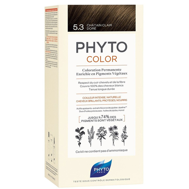 Phyto Phytocolor 5.3 - Açık Kestane Dore -Bitkisel Saç Boyası