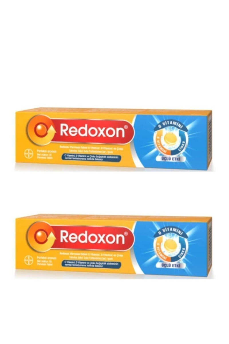 Redoxon Üçlü Etki Efervesan 15 Tablet x2