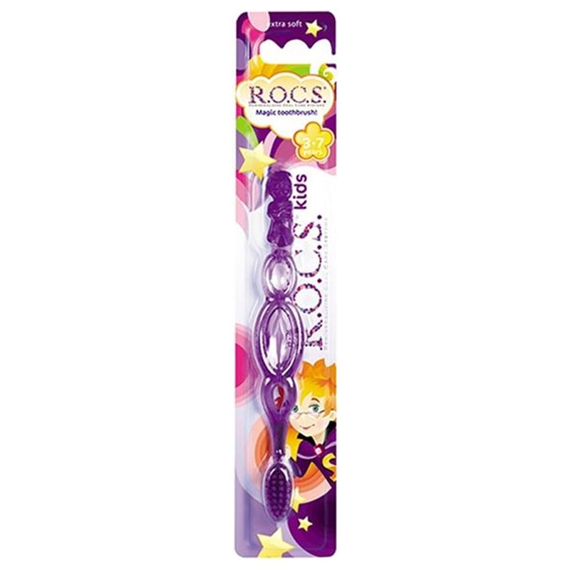 Rocs Kids 3-7 Yaş Diş Fırçası - Soft Mor