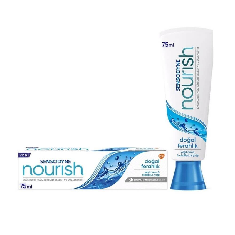 Sensodyne Nourish Doğal Ferahlık Diş Macunu 75 ml