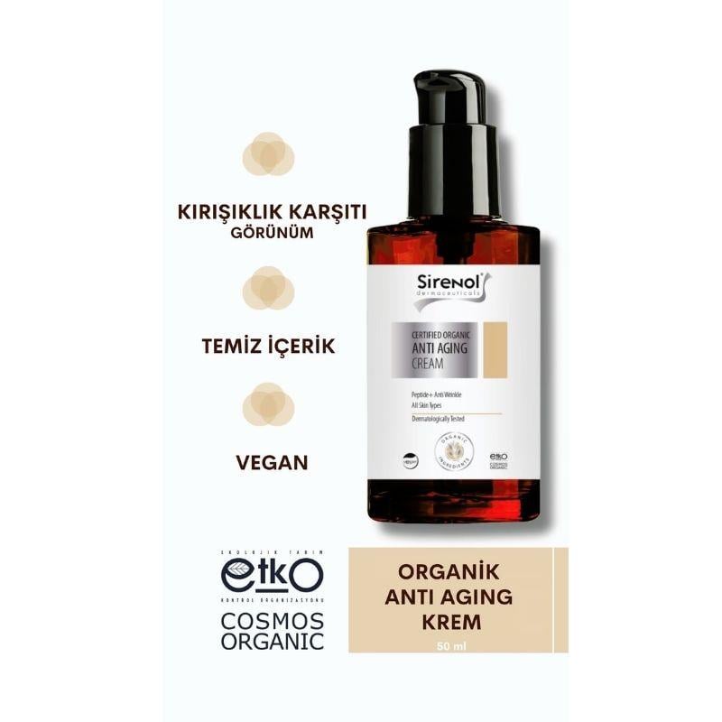 Sirenol Organik Anti Aging Yüz Kremi 50 ml