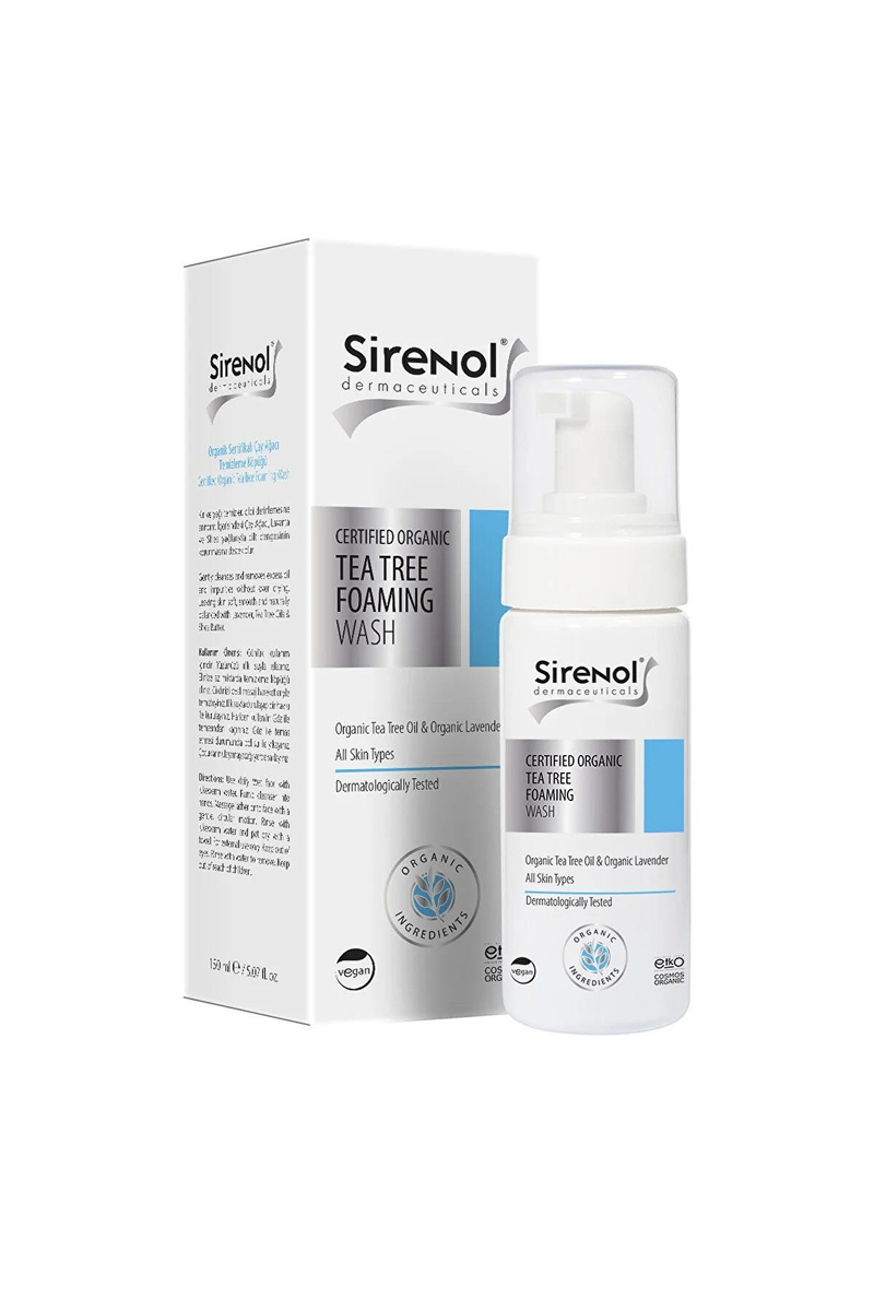 Sirenol Organik Çay Ağacı Temizleme Köpüğü 150 ml