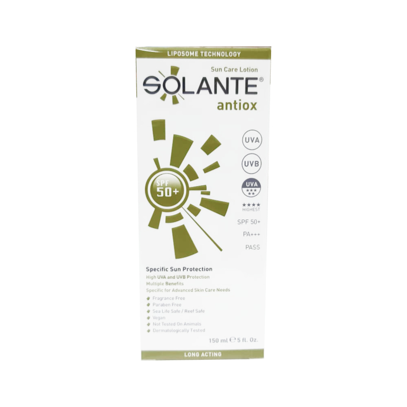 Solante Antiox SPF50+ Anti Aging Özellikli Güneş Koruma Losyonu 150 ml