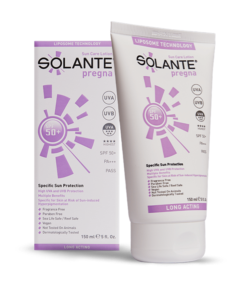 Solante Pregna SPF50+ Gebelik Dönemi için Özel Güneş Koruma Losyonu 150 ml