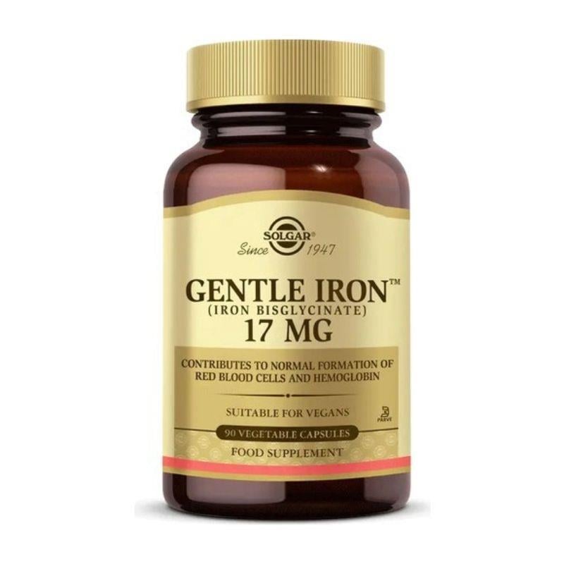 Solgar Gentle Iron 17 mg 90 V-Kapsül