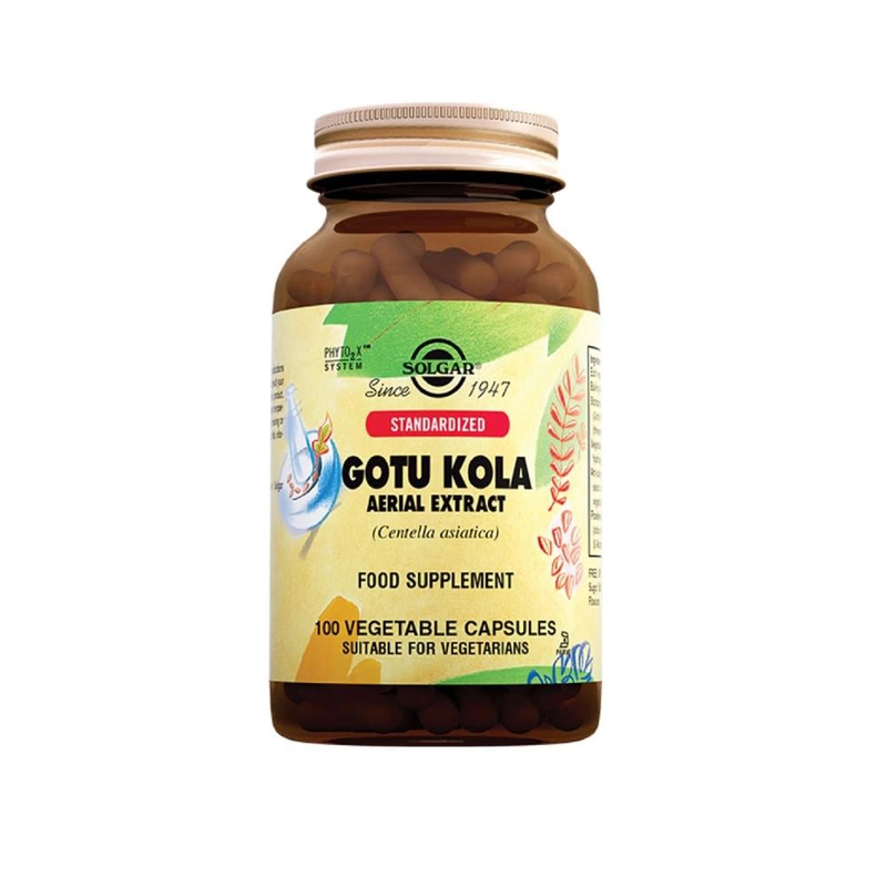 Solgar Gotu Kola Aerial Extract 100 Kapsül