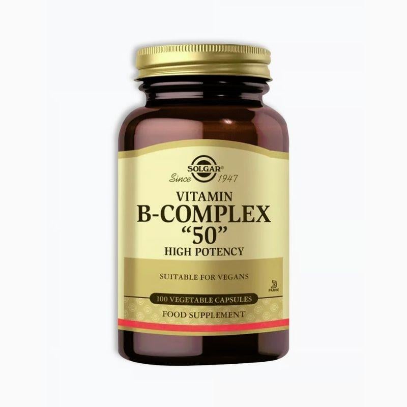 Solgar Vitamin B-Complex 50 100 Kapsül