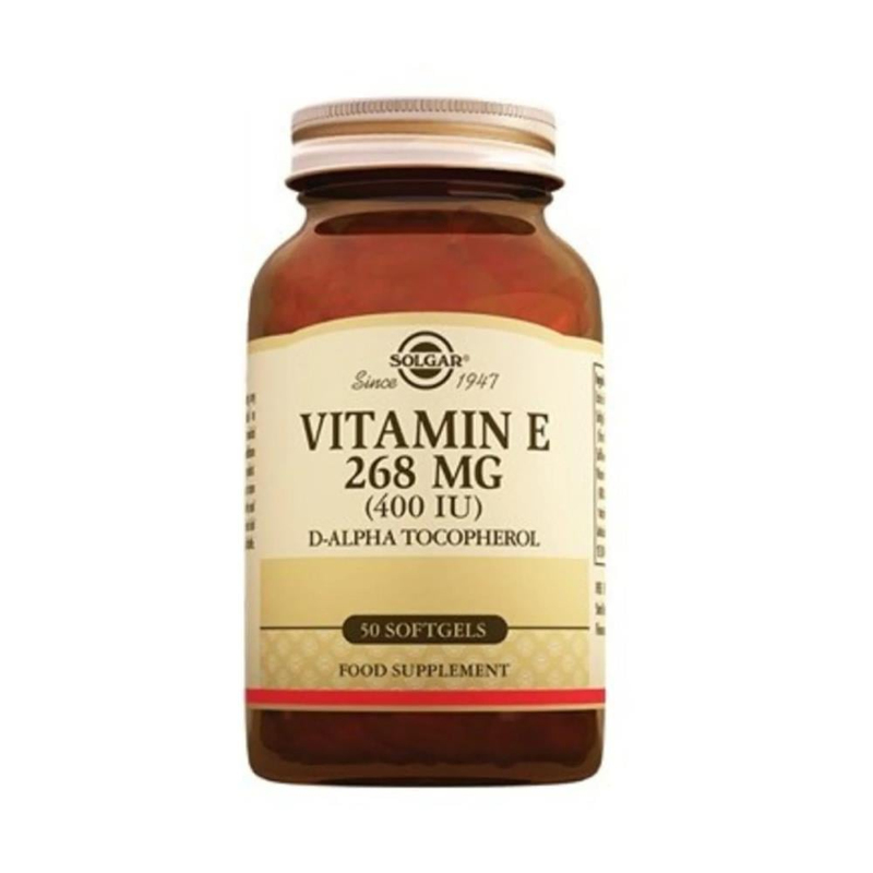 Solgar Vitamin E 400 IU 268 Mg 50 Kapsül