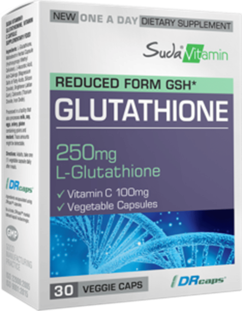 Suda Vitamin Glutathione 250 mg 30 Vegan Kapsül