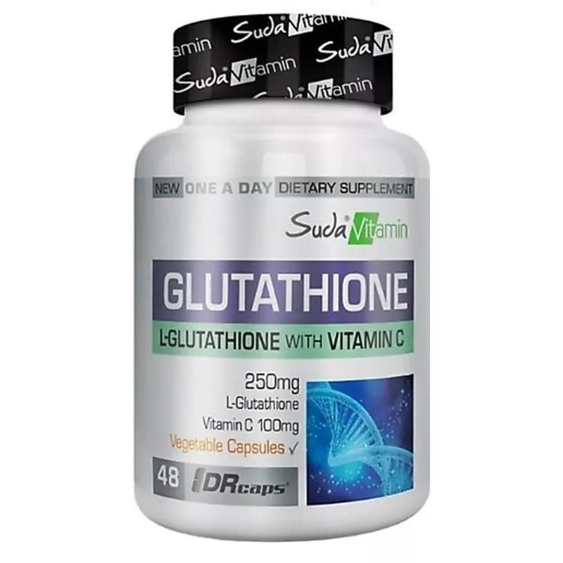 Suda Vitamin L- Glutathione Plus Vitamin C 250 mg  48 apsül