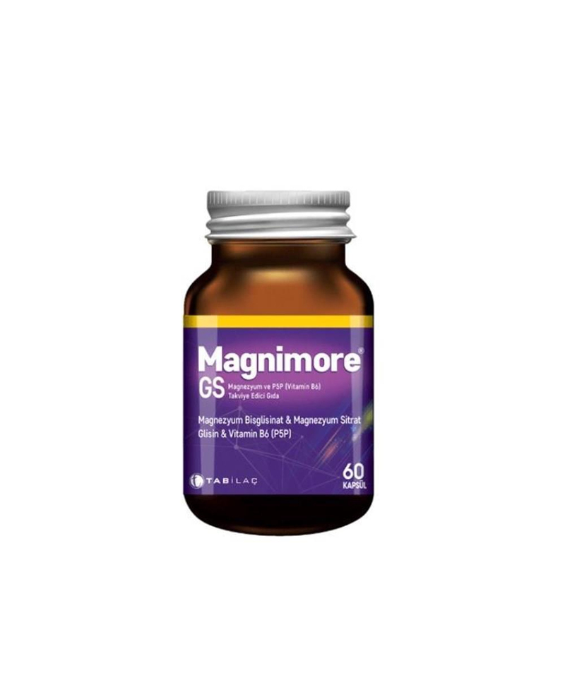 Tab İlaç Magnezyum ve P5P Takviye Edici Gıda 60 Kapsül