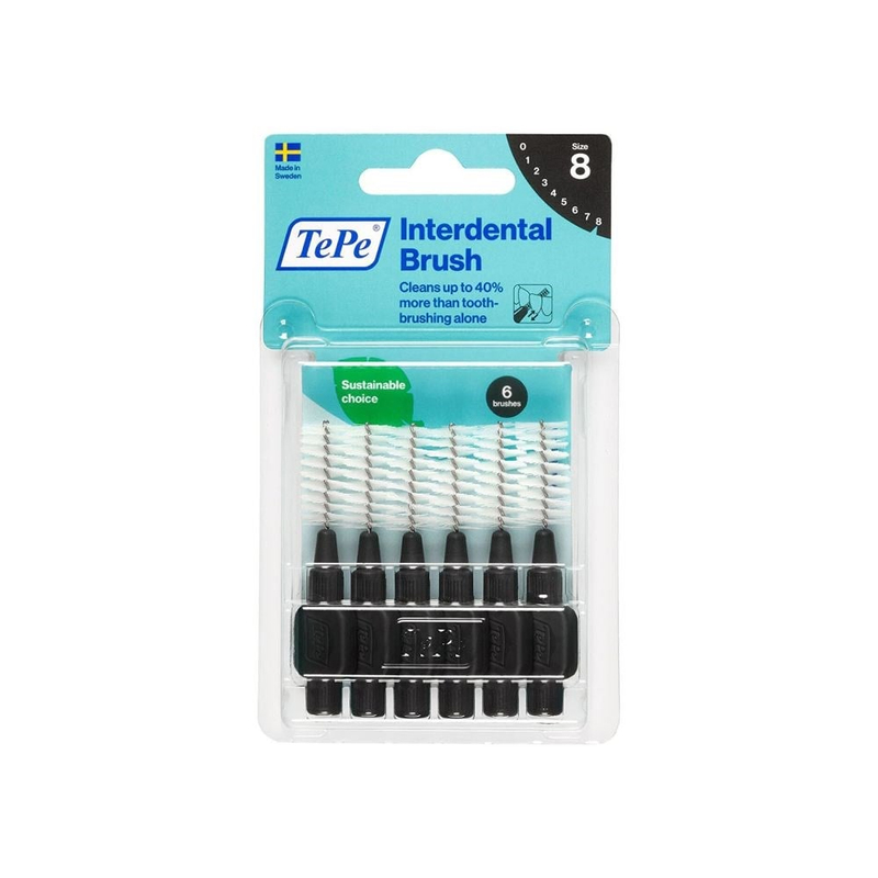 Tepe Blisterli Arayüz Fırçası 6'lı Siyah 1.5 mm
