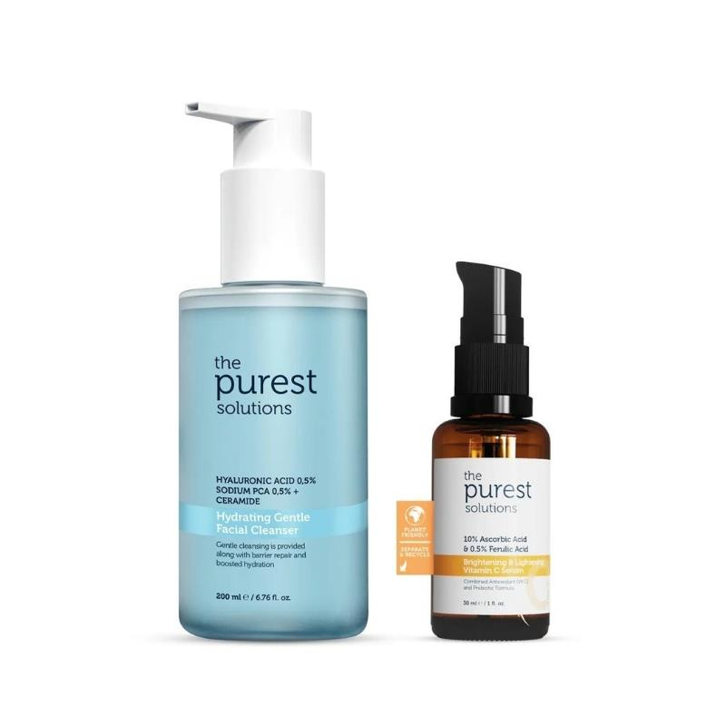 The Purest Solutions Kuru Ciltler Için Arındırıcı & Canlandırıcı Bakım Seti