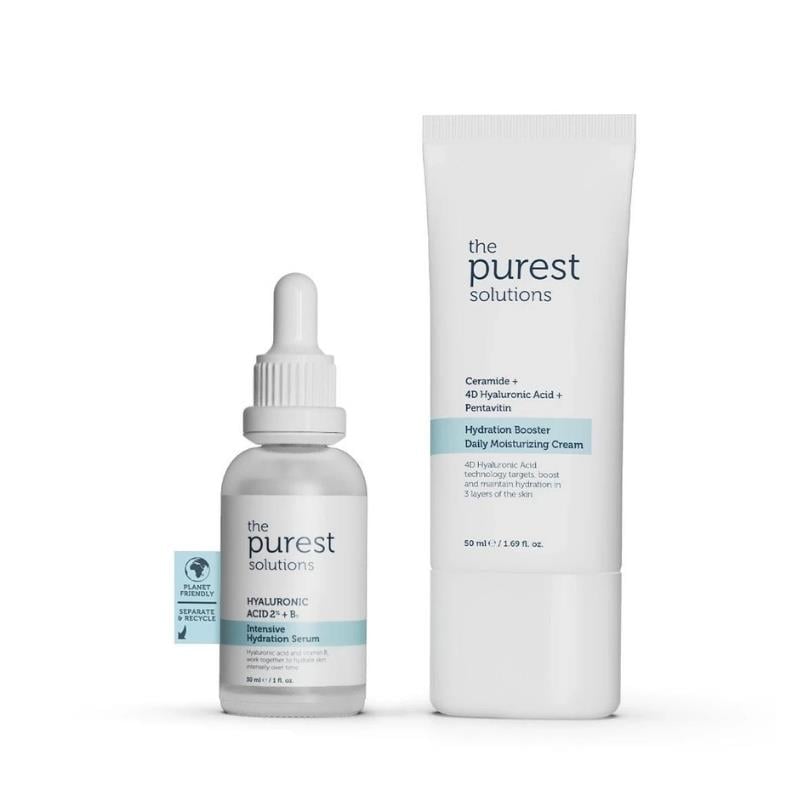 The Purest Solutions Tüm Ciltlerin Kullanımına Uygun Günlük Yoğun Nemlendirme Seti