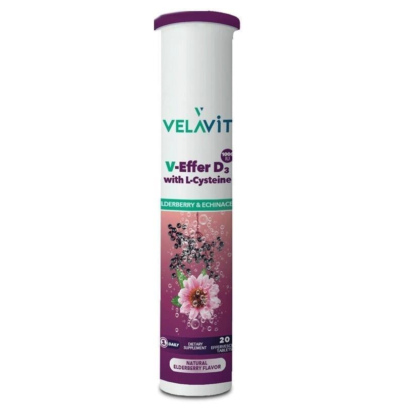 Velavit V-Effer D3  L-Cysteine 20 Efervesan Tablet