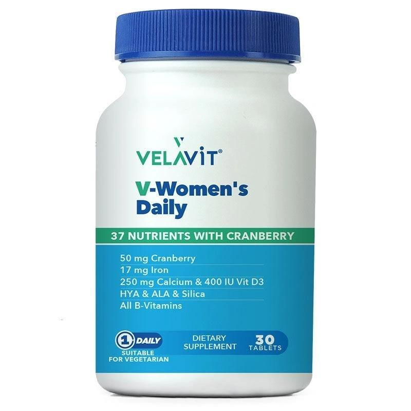 Velavit V-Womens Daily Takviye Gıda 30 Tablet