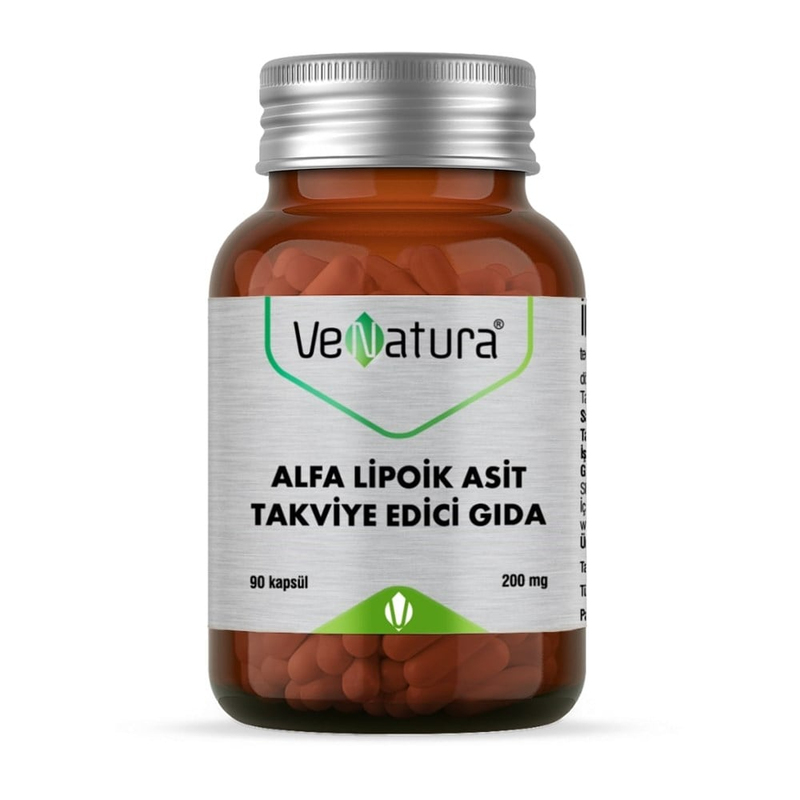 Venatura Alfa Lipoik Asit Takviye Edici Gıda 90 Kapsül