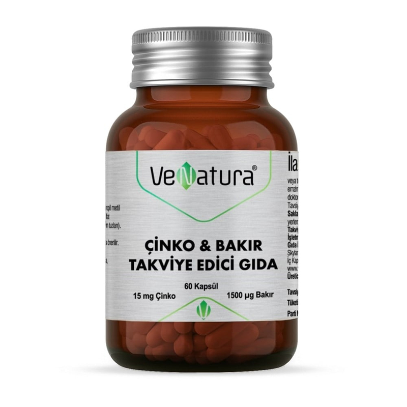 Venatura Çinko & Bakır 60 Kapsül