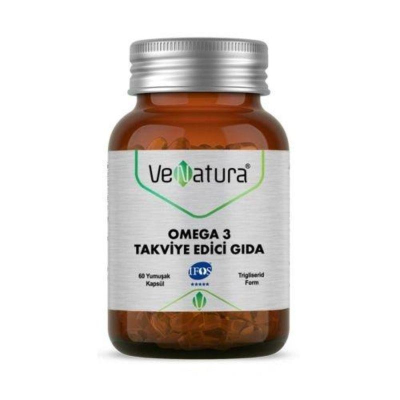 Venatura Omega 3 Takviye Edici Gıda 60 Kapsül