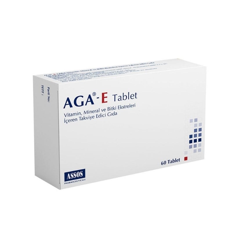 AGA-E Takviye Edici Gıda 60 Tablet