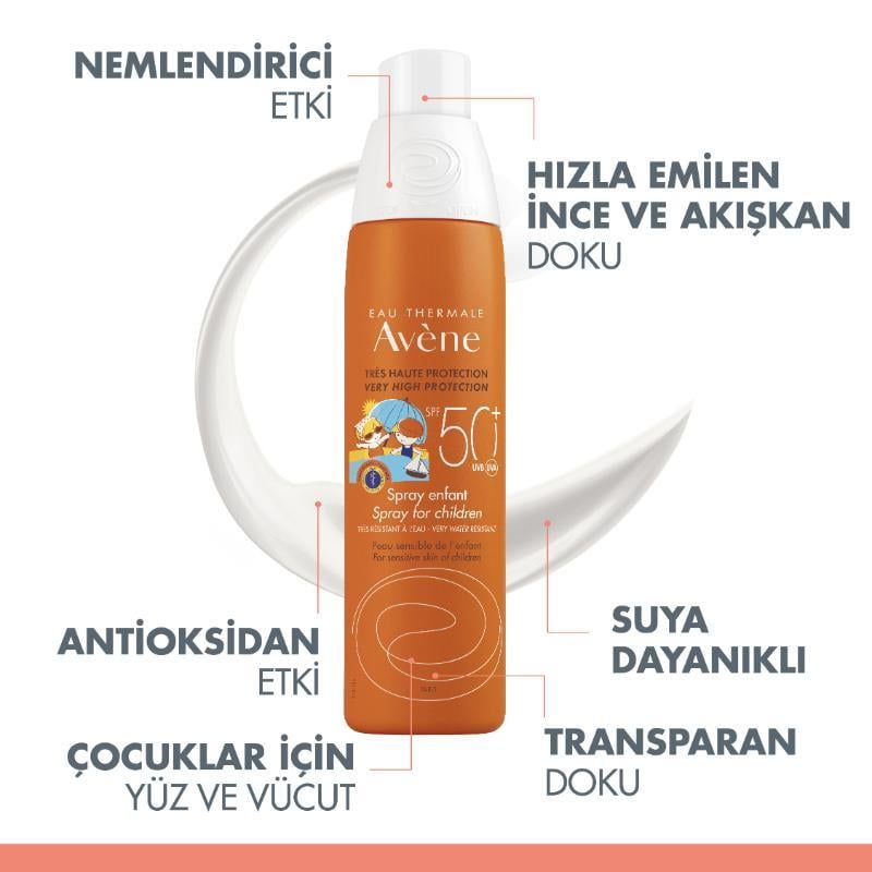 Avene Avène Sun Care Spf 50+ Çocuklar Için Sprey 200ML