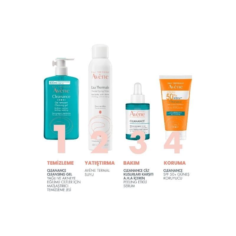 Avene Cleanance Gel Nettoyant 400 ml x2