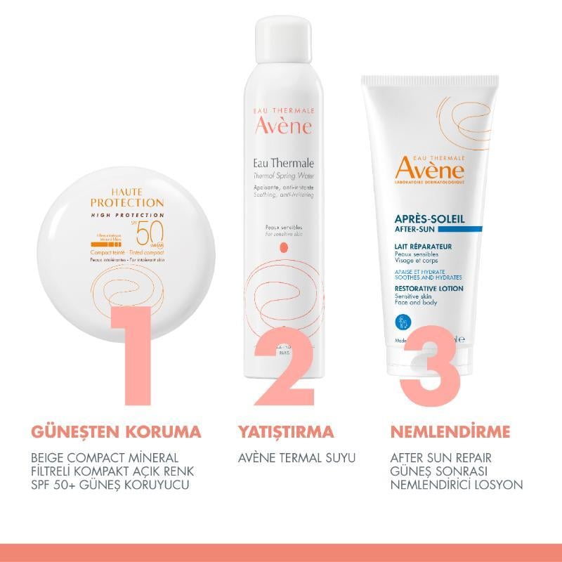 AVENE Compact SPF50 Teintee Sable 10GR