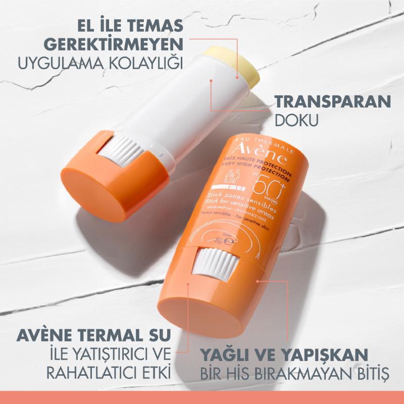 Avene Eau Thermale Stick Zones Sensibles SPF50+