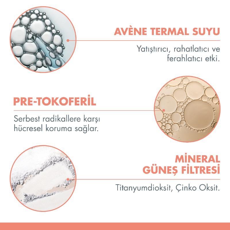 Avene Fluide Mineral Spf 50 Faktör 40 Ml Güneş Kremi