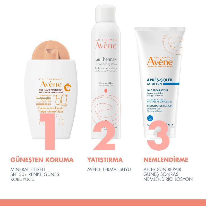 Avene Fluide Mineral Teintee Spf 50 Faktör 40 Ml Güneş Kremi