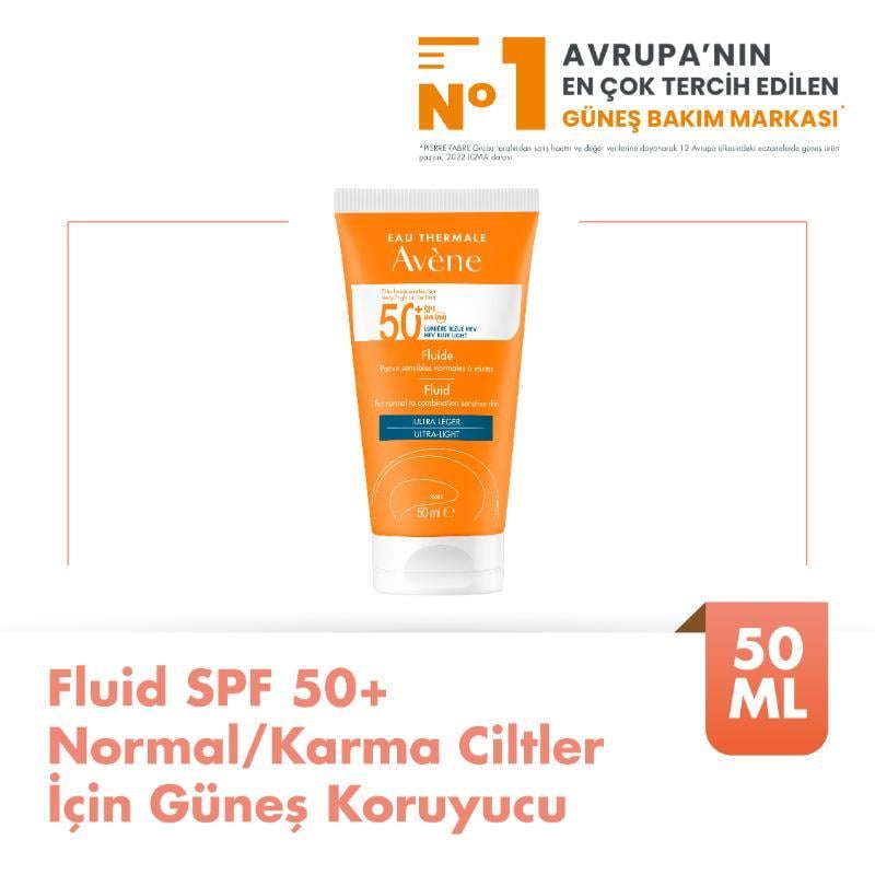 Avene Fluide SPF 50 Faktör Güneş Kremi 50 ml