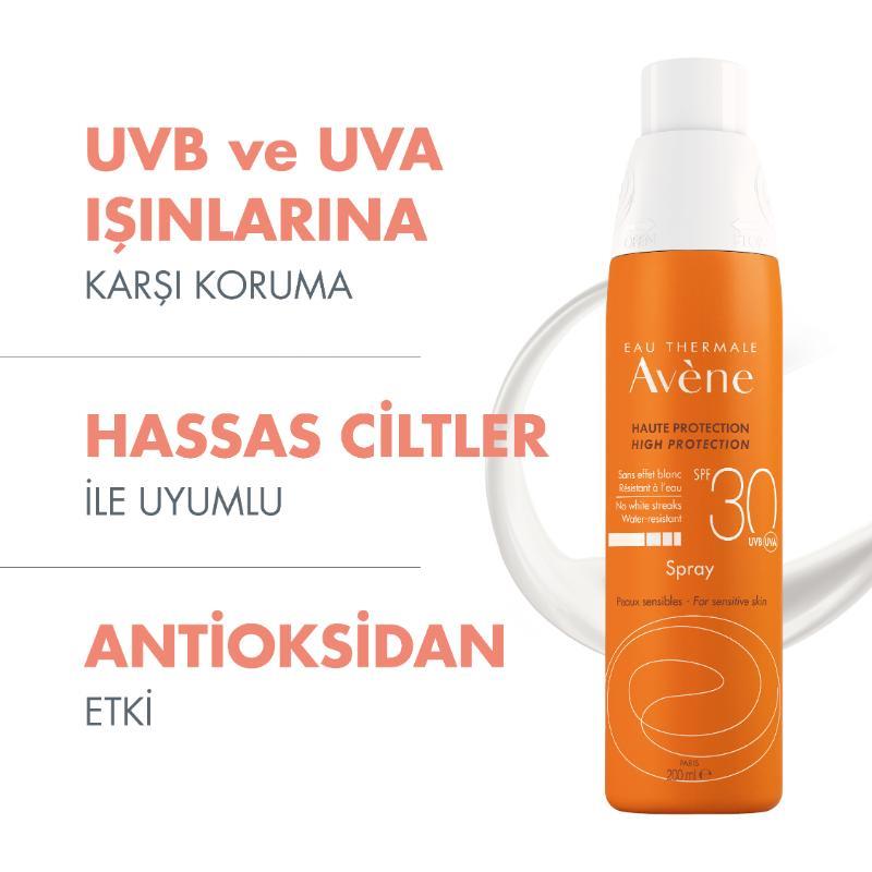Avene Hassas Ciltler Için Güneş Koruyucu Sprey Spf 30 200 ml