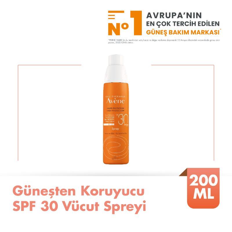 Avene Hassas Ciltler Için Güneş Koruyucu Sprey Spf 30 200 ml