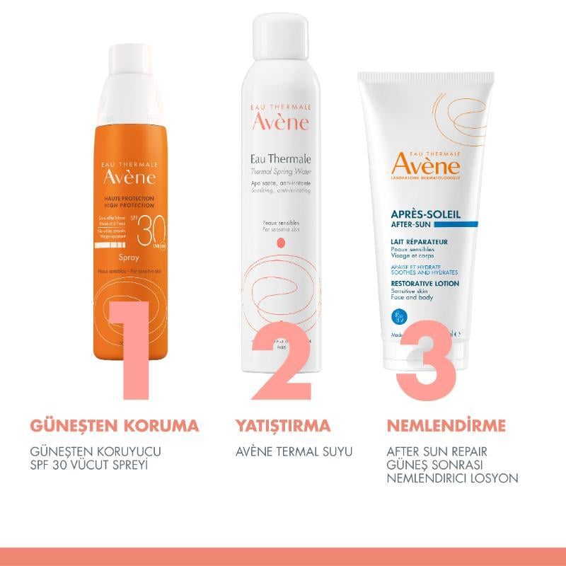 Avene Hassas Ciltler Için Güneş Koruyucu Sprey Spf 30 200 ml