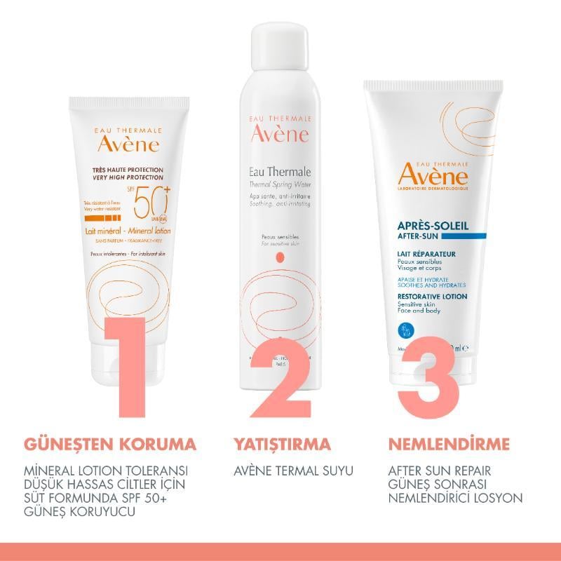 AVENE Lait Mineral Lotion SPF 50+ 100 ml