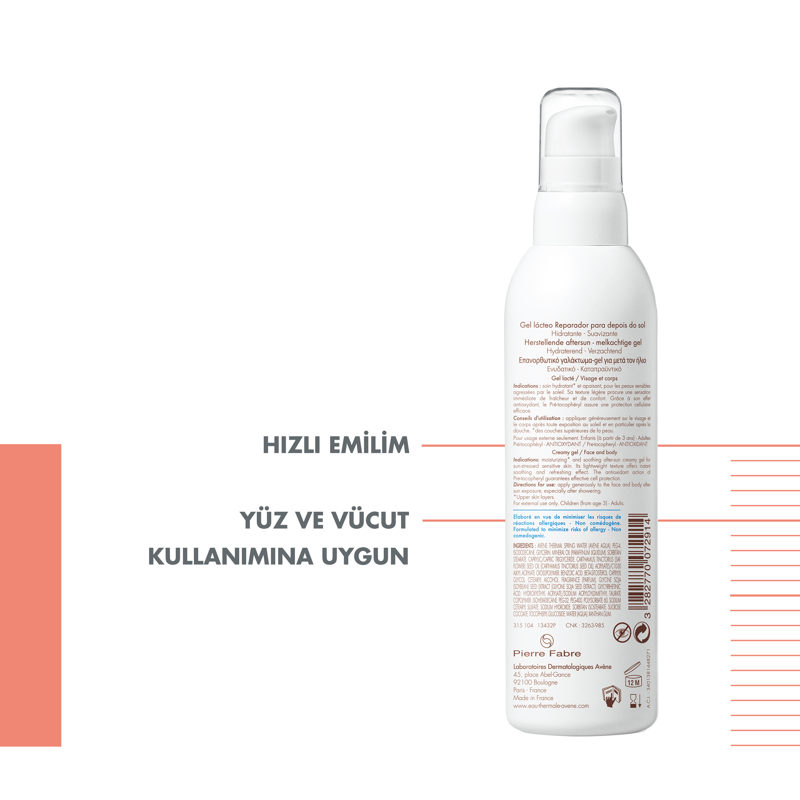 Avene Reparateur Apres Soleil 200 Ml Güneş Losyonu