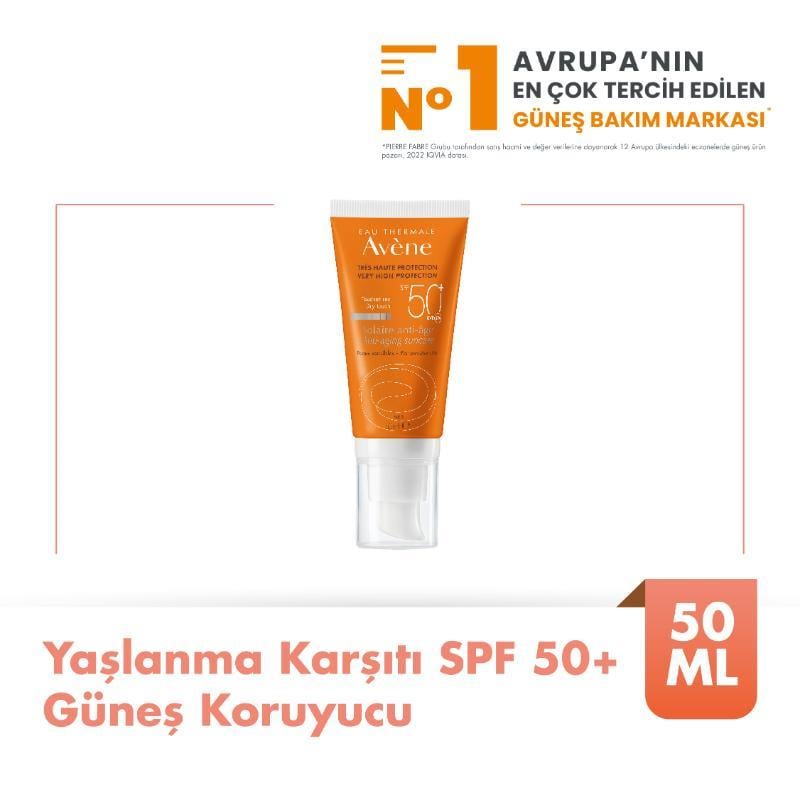 Avene Solaire Anti Age Spf 50 50 Ml -Yaşlanma Karşıtı Güneş Kremi