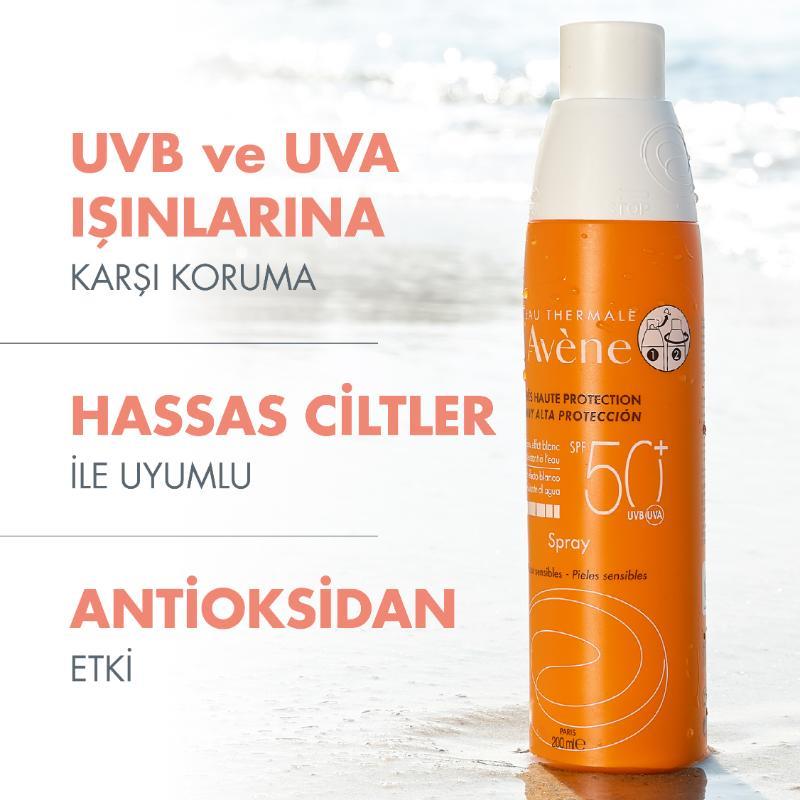 Avene Sunscreen SPF50 Spray 200 ml