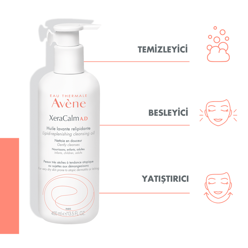 Avene XeraCalm Huile Lavante Relipidante 400 ml