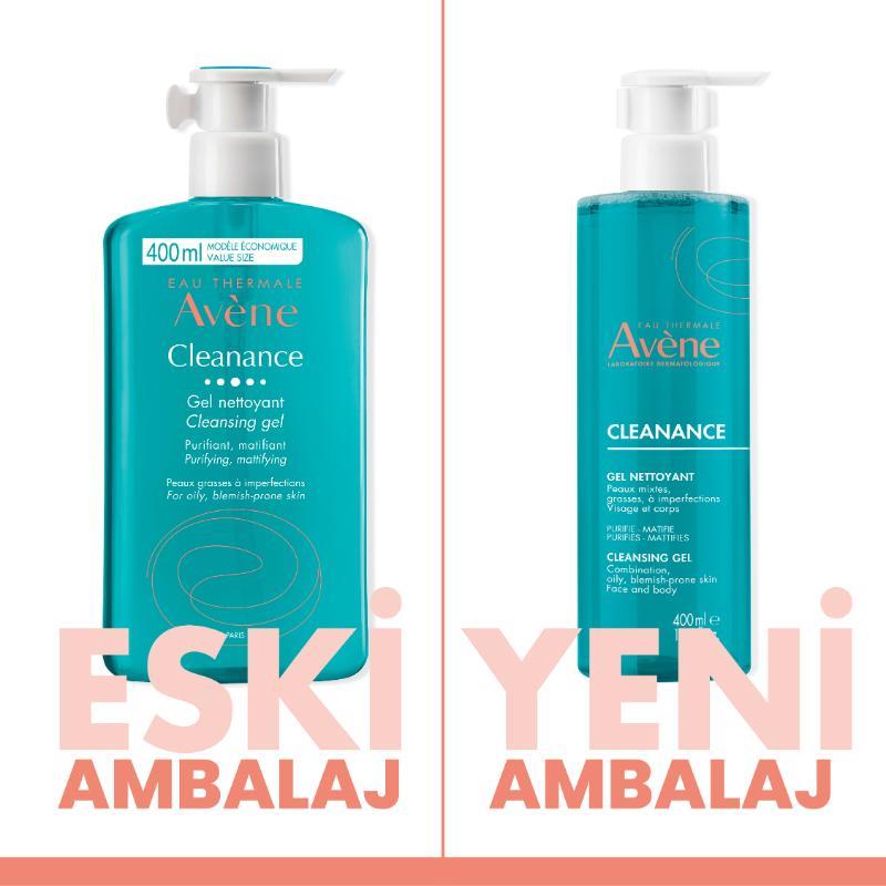 AveneCleanance Gel Nettoyant-Yağlı Ciltler için Temizleyici 400ml