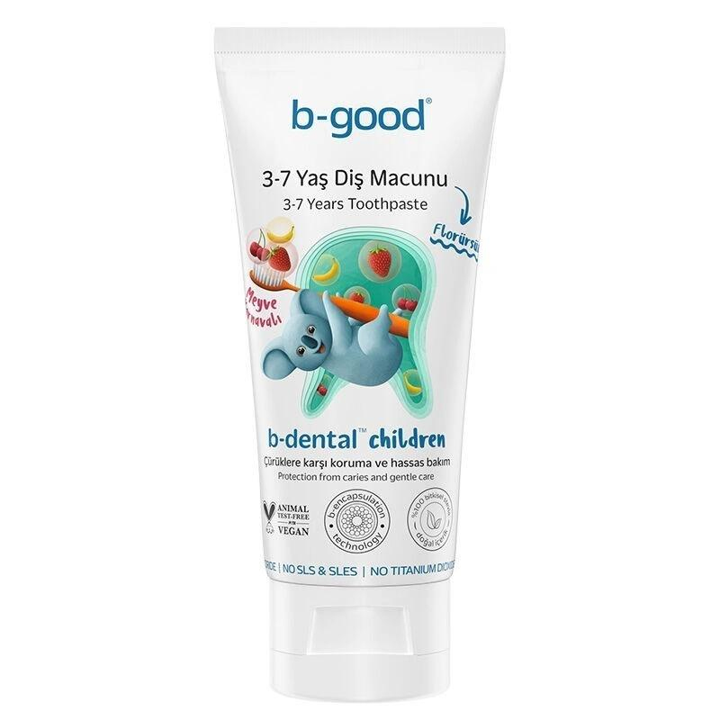 B-Good Florürsüz Çocuk Diş Macunu 3-7 Yaş 50 ml