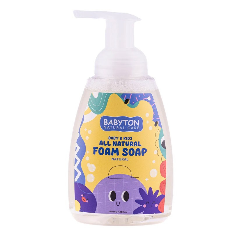 BABYTON Doğal Aromasız Köpük Sabun 350 ml