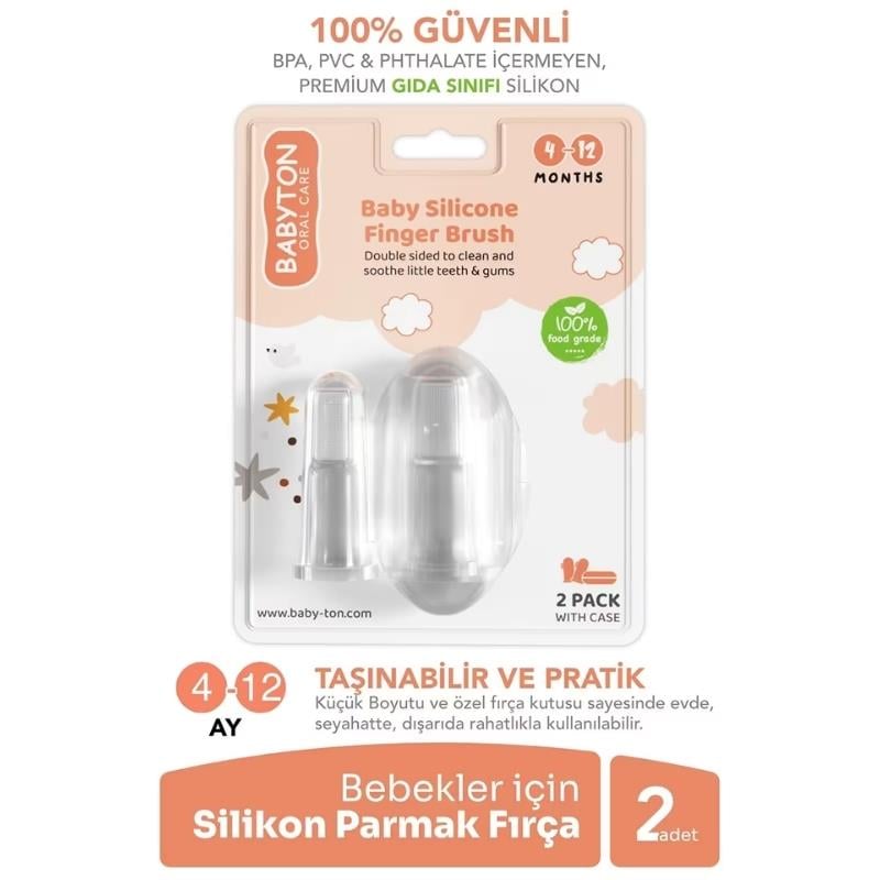 Babyton Silikon Parmak Fırça
