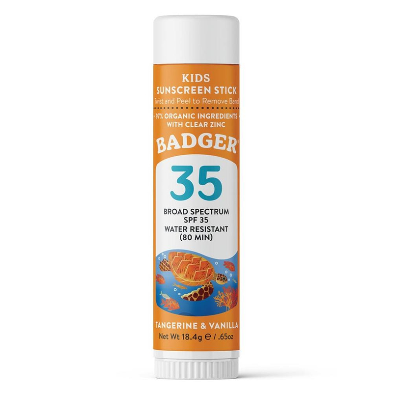 BadgerClear Zinc Çocuk Güneş KremiStick SPF35(Kolay Sürülüm)18.4g