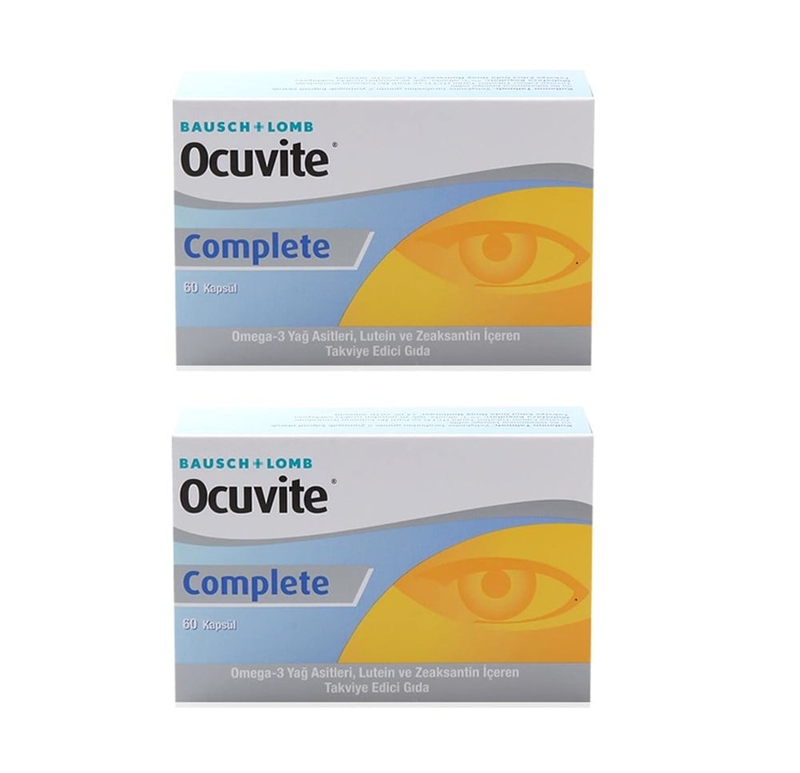 Baushe Lomb Ocuvite Complete 2 Li Fırsat Paketi 2 X 60 Kapsül