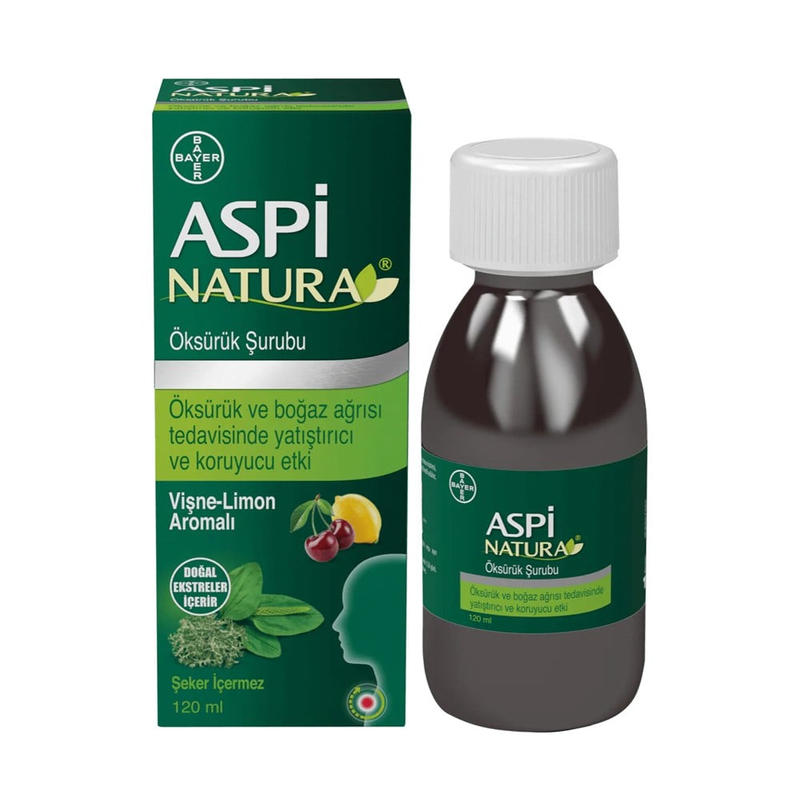 Bayer Aspi Natura Öksürük Şurubu 120 ml